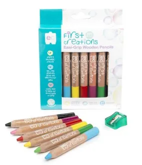 Easi-Grip Wooden Pencils Pack of 6 or 12