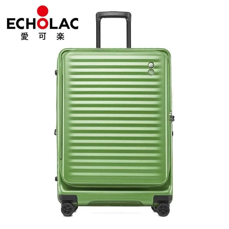 Echolac Celestra 28" 4 Double Wheel Check-In Luggage Trolley Green - PC183 Green 28