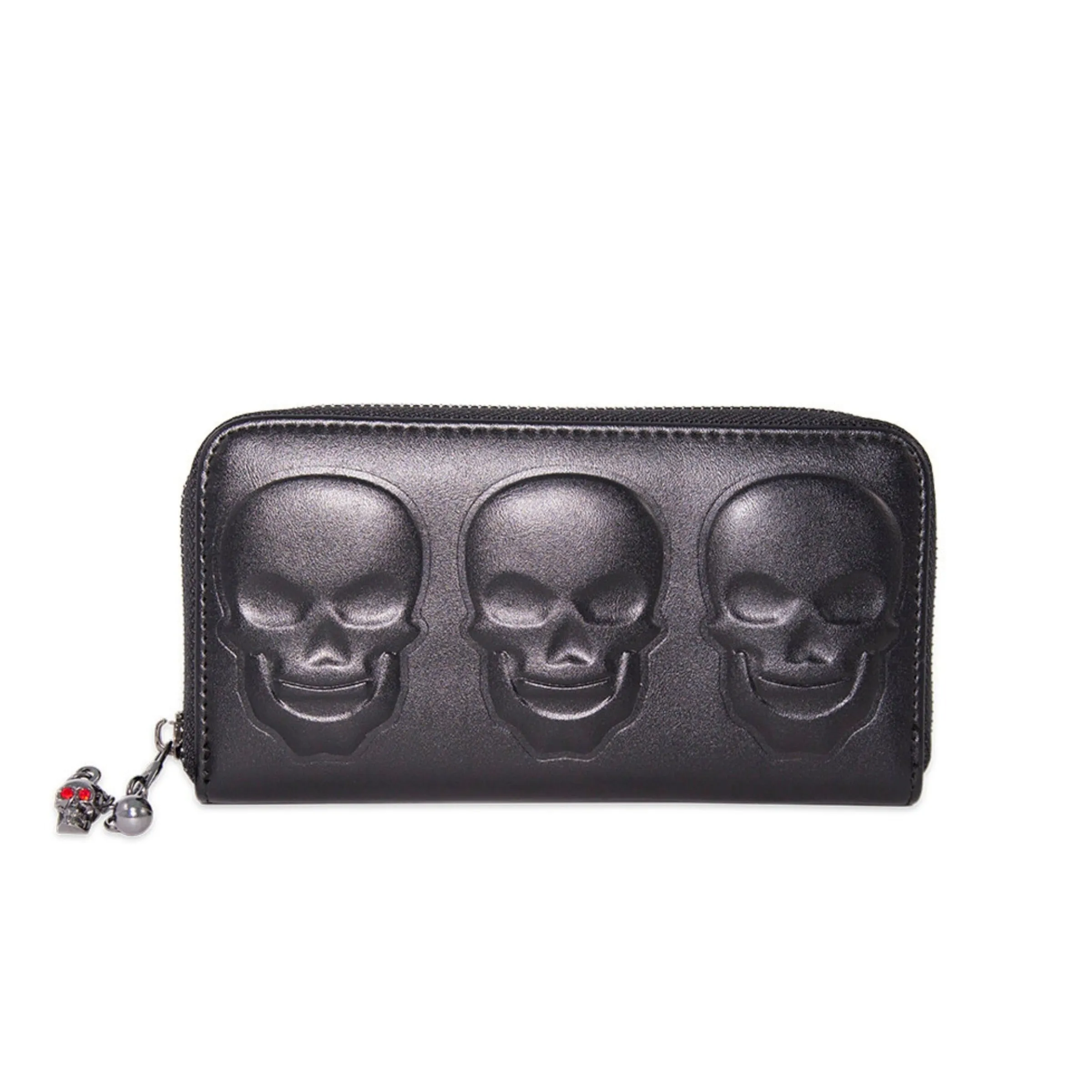 Embossed Skull Wallet