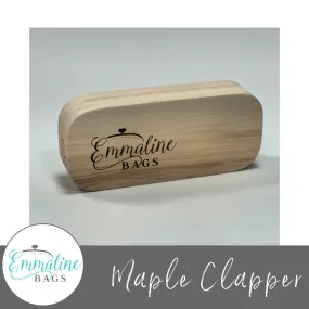 Emmaline Hardwood Clapper (7" long)