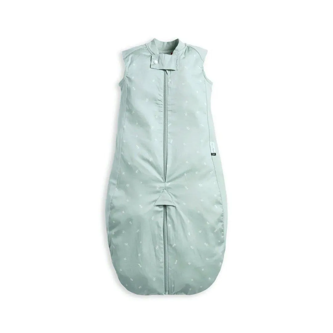 ergoPouch Organic Summer 2 in 1 Sleeping Suit Bag - Sage - 0.3 TOG