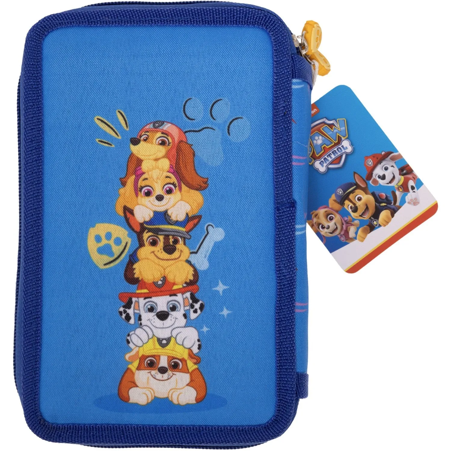 Euromic Paw Patrol dobbeltdækker Pencil Case med fyld