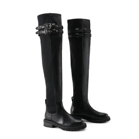 FEIFEI original design over-the-knee motorcycle boots - Mili