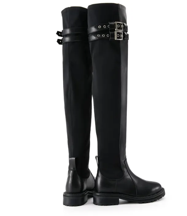 FEIFEI original design over-the-knee motorcycle boots - Mili