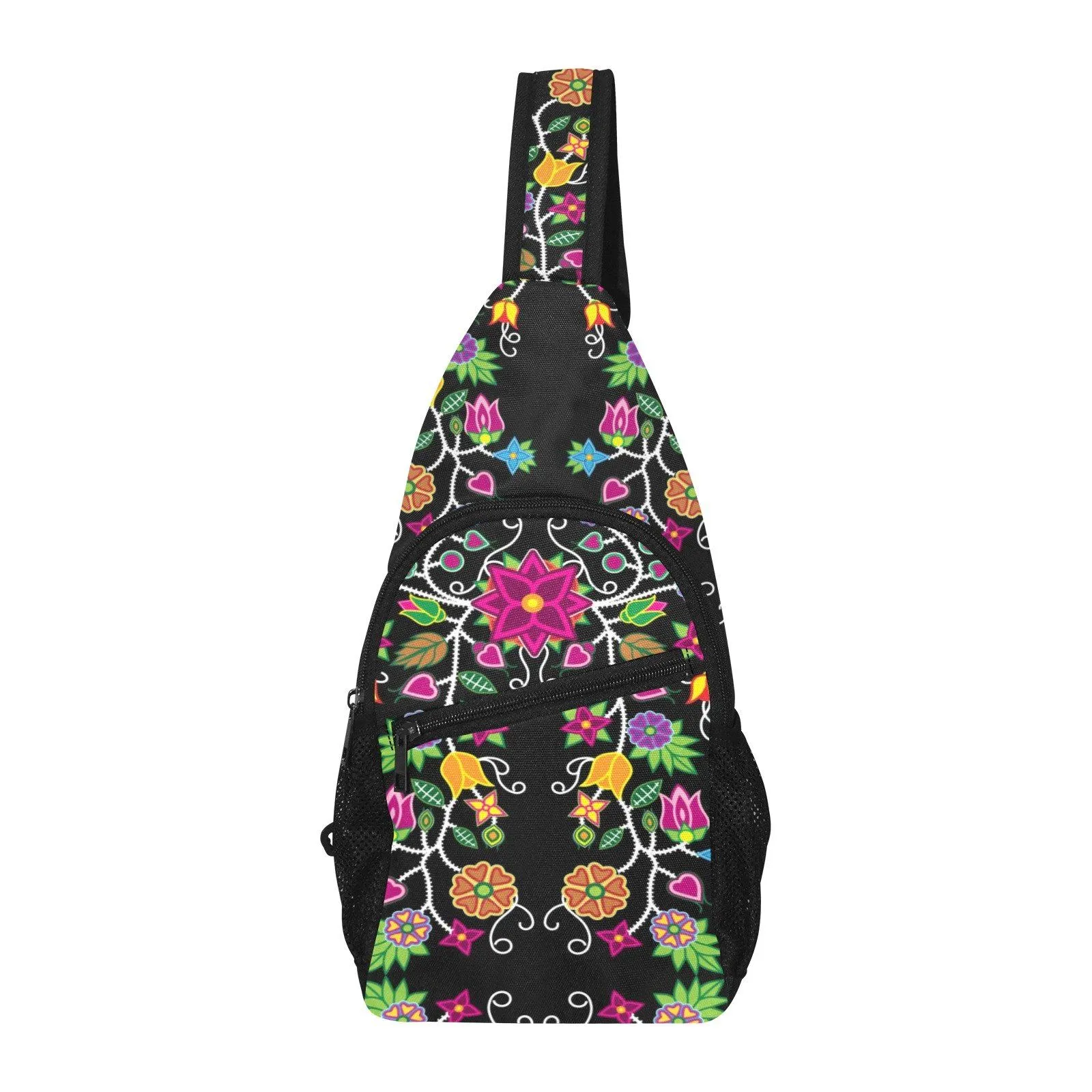 Floral Beadwork Chest Bag