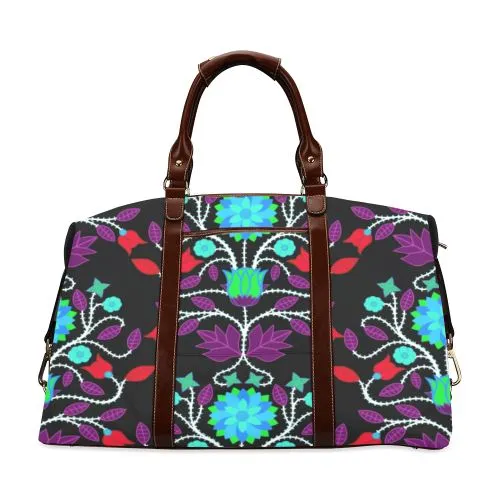 Floral Beadwork Four Clans Winter Classic Travel Bag