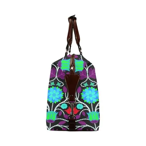 Floral Beadwork Four Clans Winter Classic Travel Bag