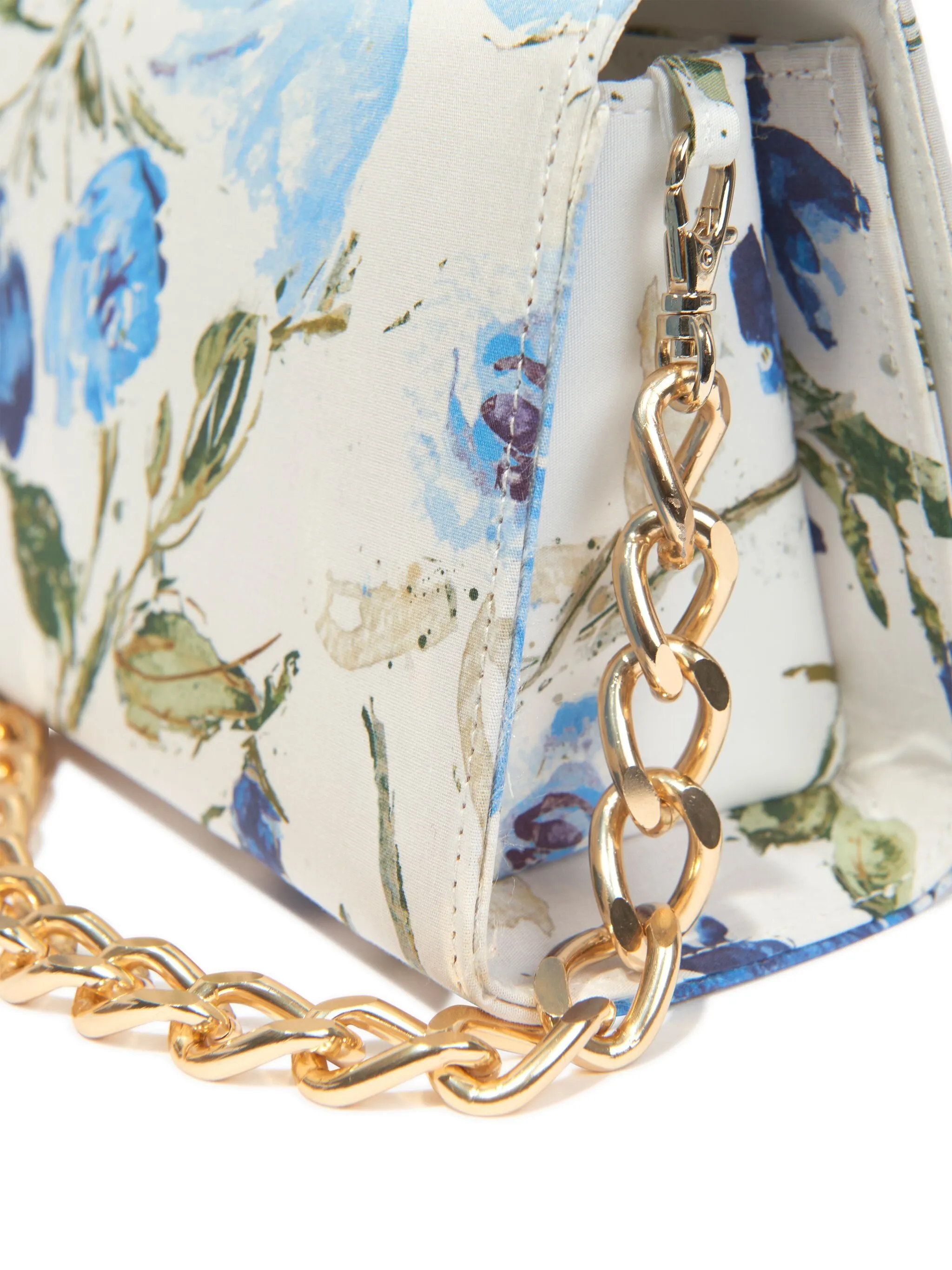 Floral Top Handle Bag