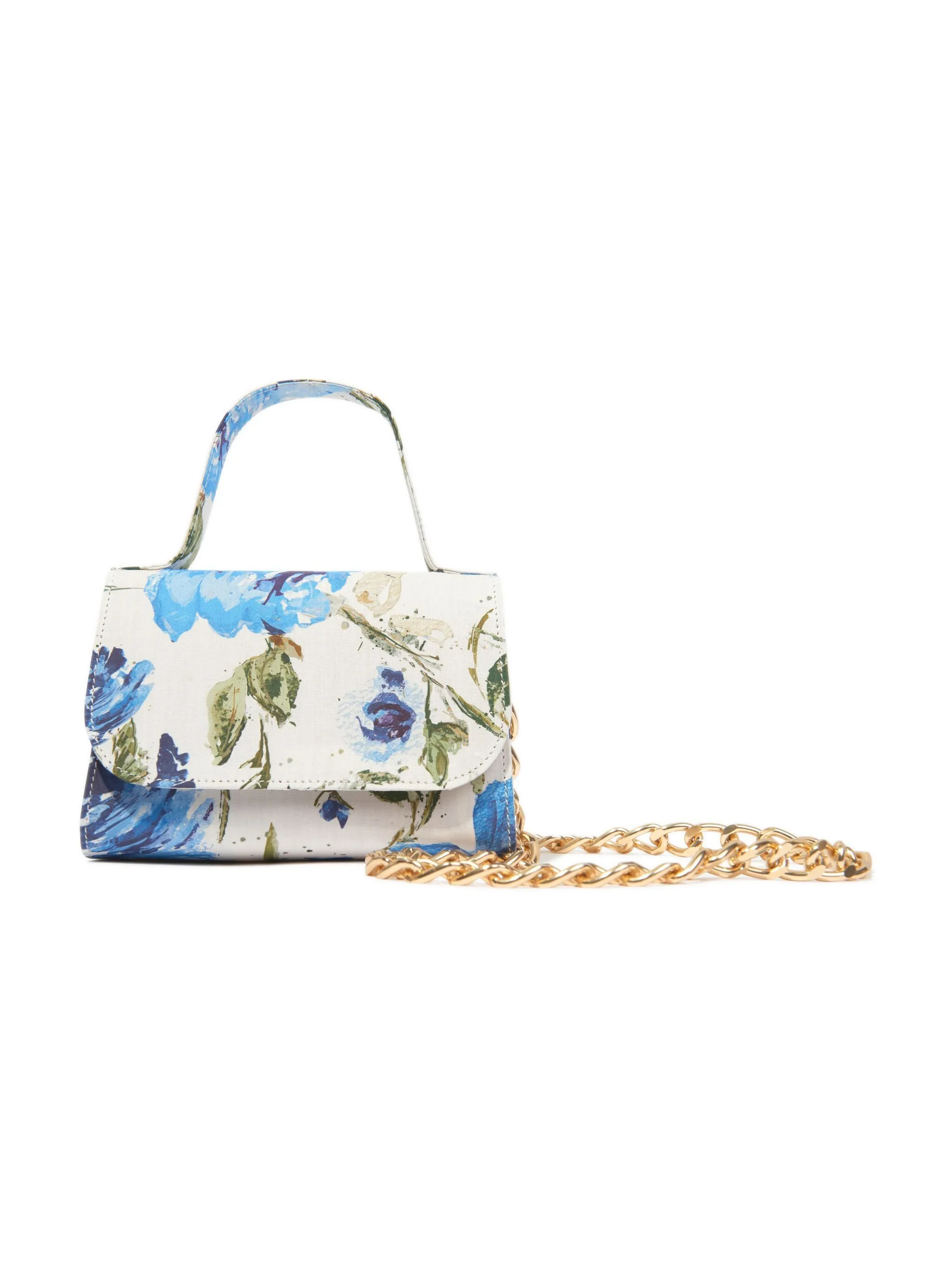 Floral Top Handle Bag