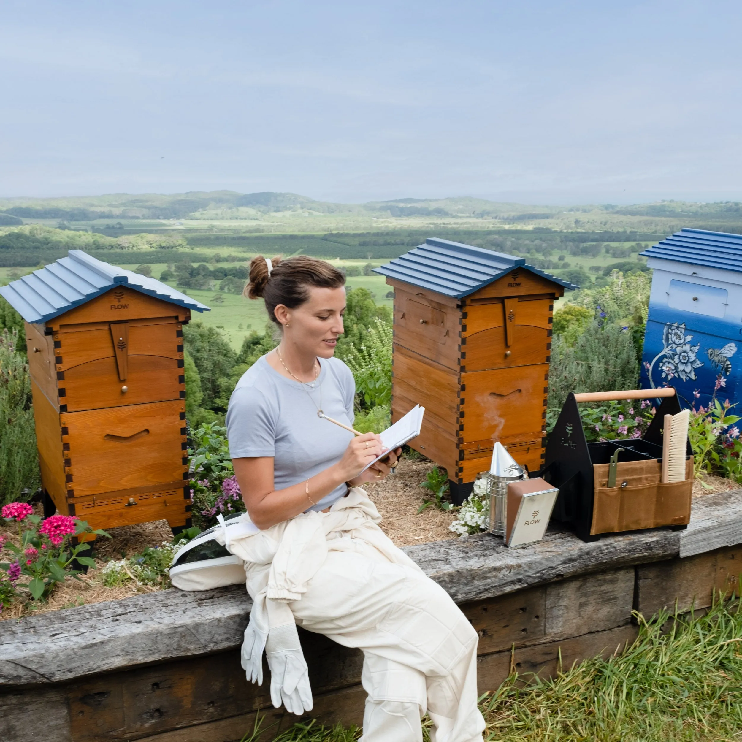 Flow Beekeeping Caddy, Accessories and Smoker