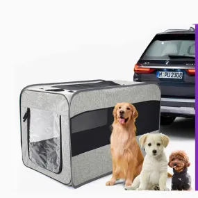 Folding Travel Carrier Kennel for Cats and Dogs