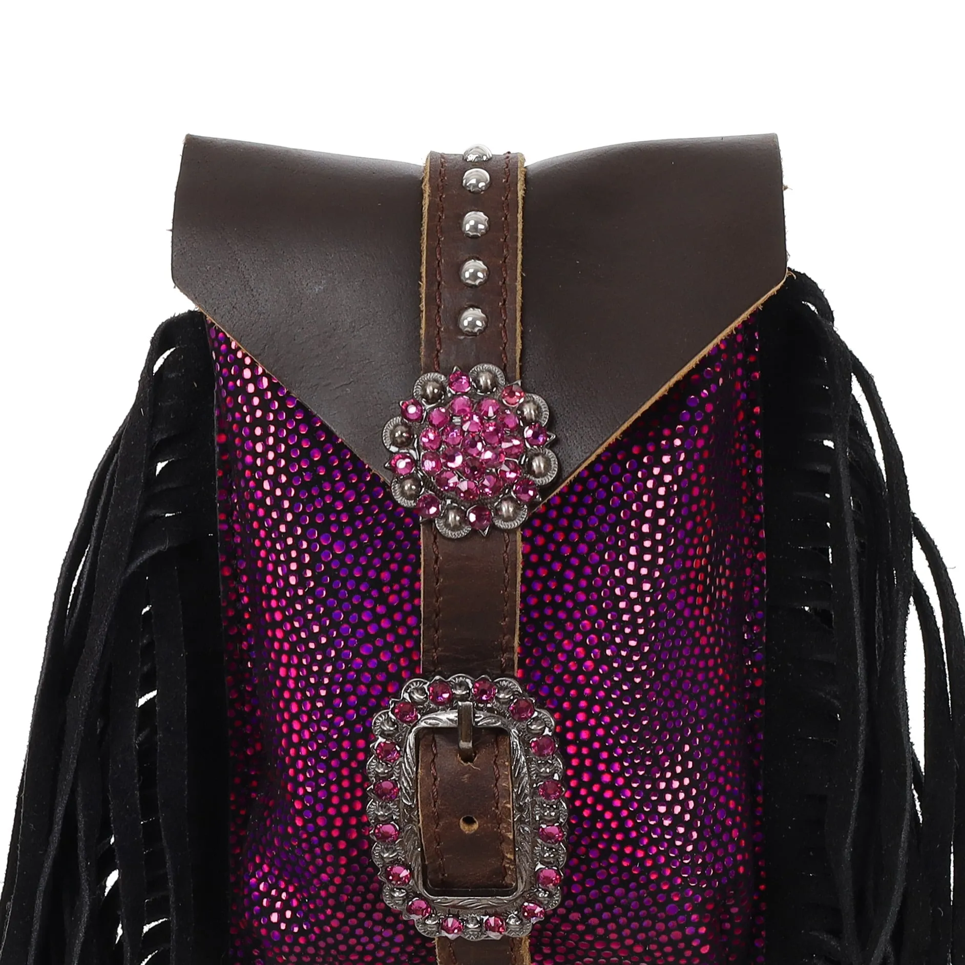 Fuchsia Sunset Rear Cinch Bag