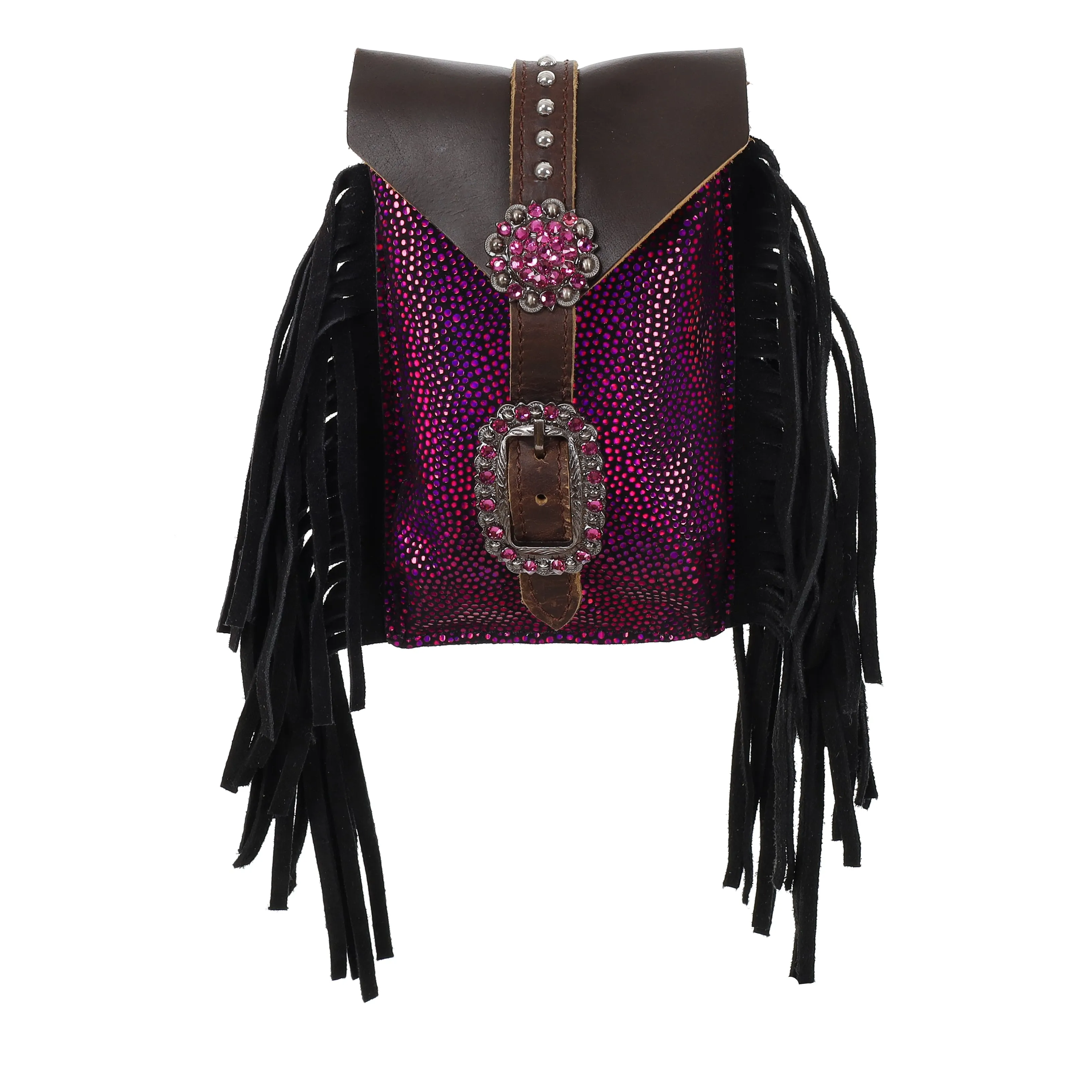 Fuchsia Sunset Rear Cinch Bag