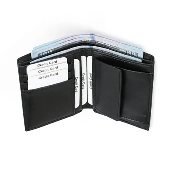 Genuine Leather RFID Wallet 灰色真皮 RFID 錢包 CH19063