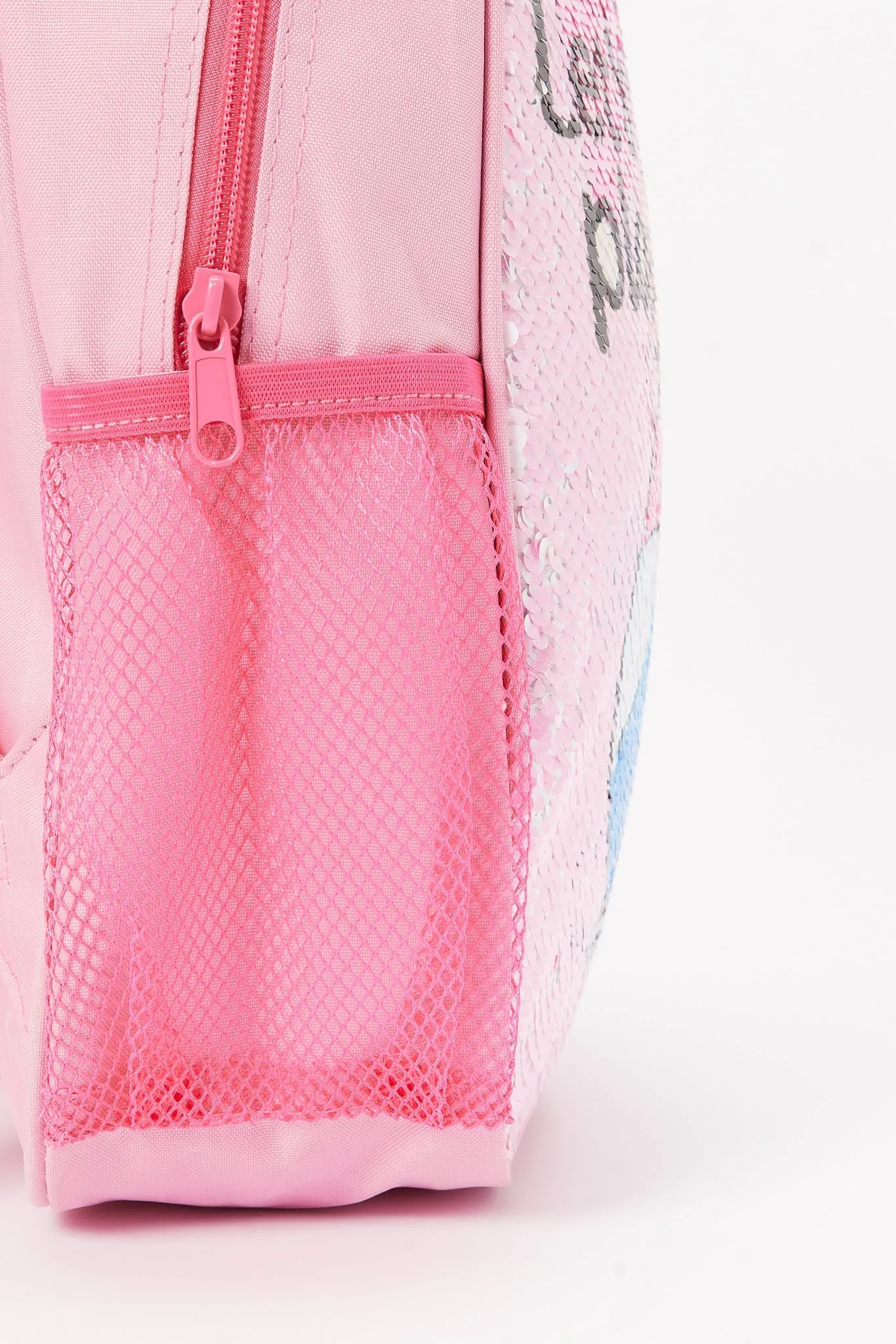 Girl Pink Embellished Backpack