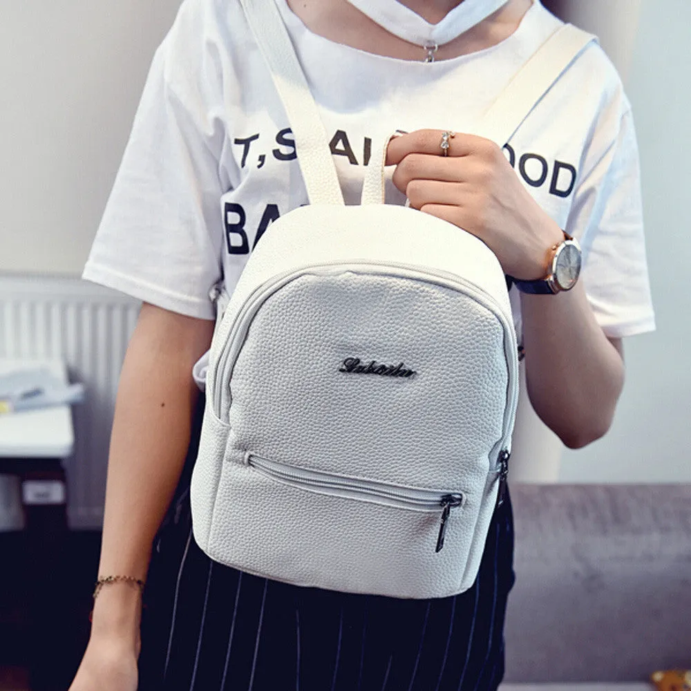 Girls Leather School BaG