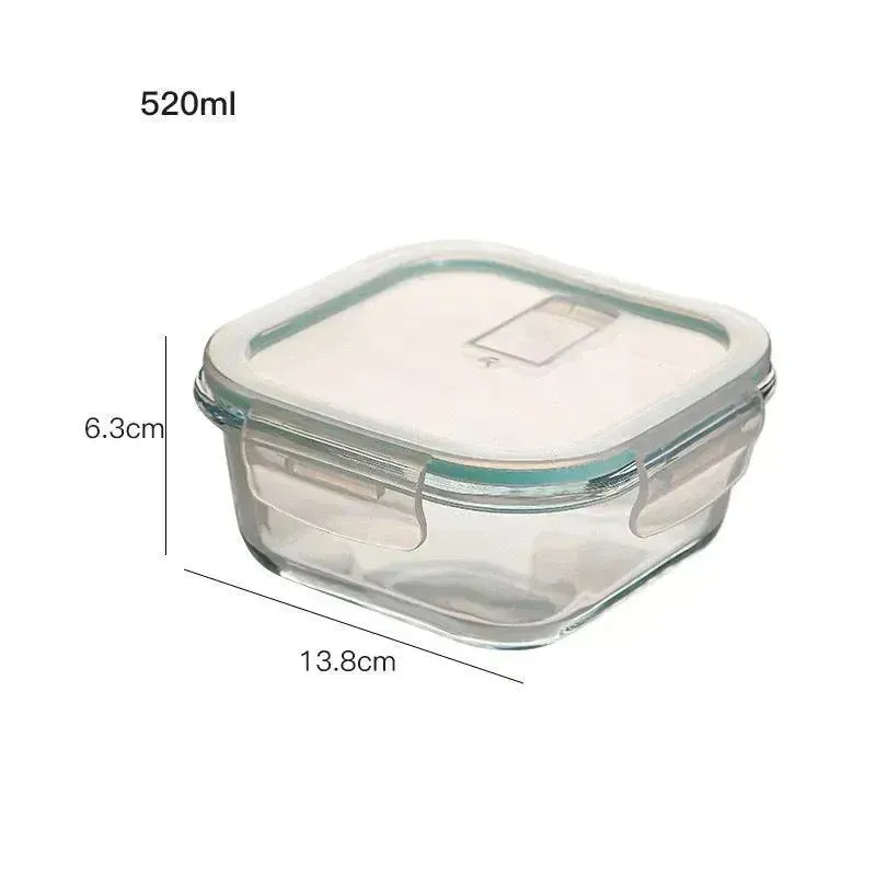 Glass Lunch Box Microwave Lunch Box Separation Type