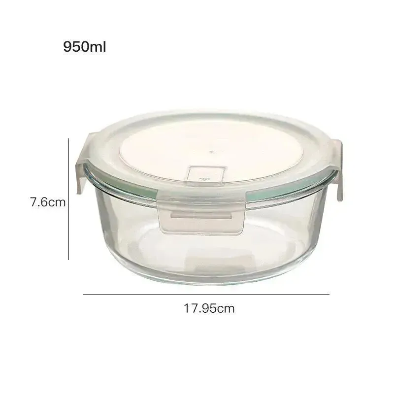 Glass Lunch Box Microwave Lunch Box Separation Type