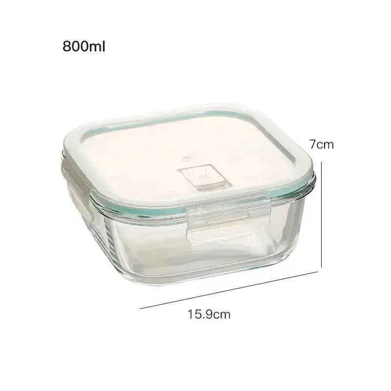 Glass Lunch Box Microwave Lunch Box Separation Type