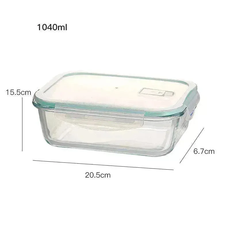 Glass Lunch Box Microwave Lunch Box Separation Type