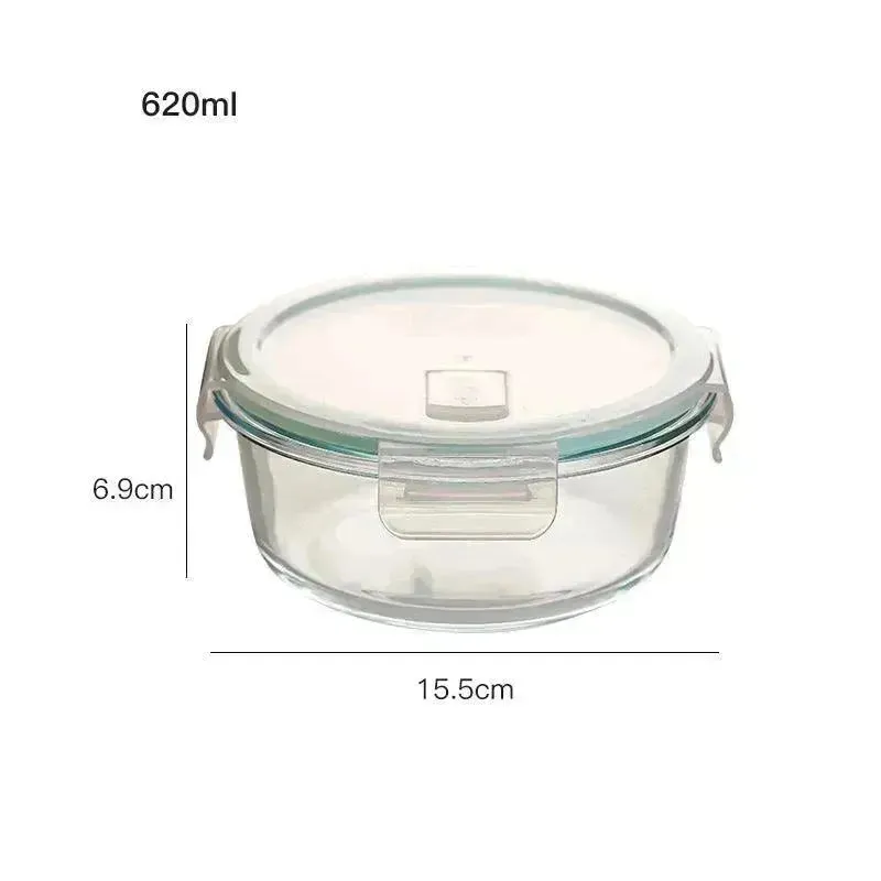 Glass Lunch Box Microwave Lunch Box Separation Type