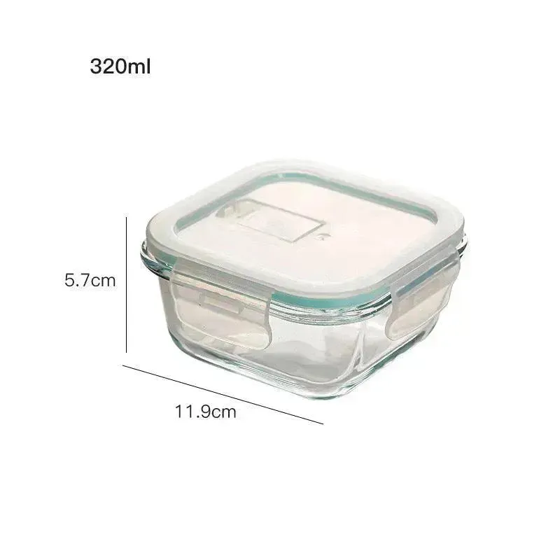 Glass Lunch Box Microwave Lunch Box Separation Type