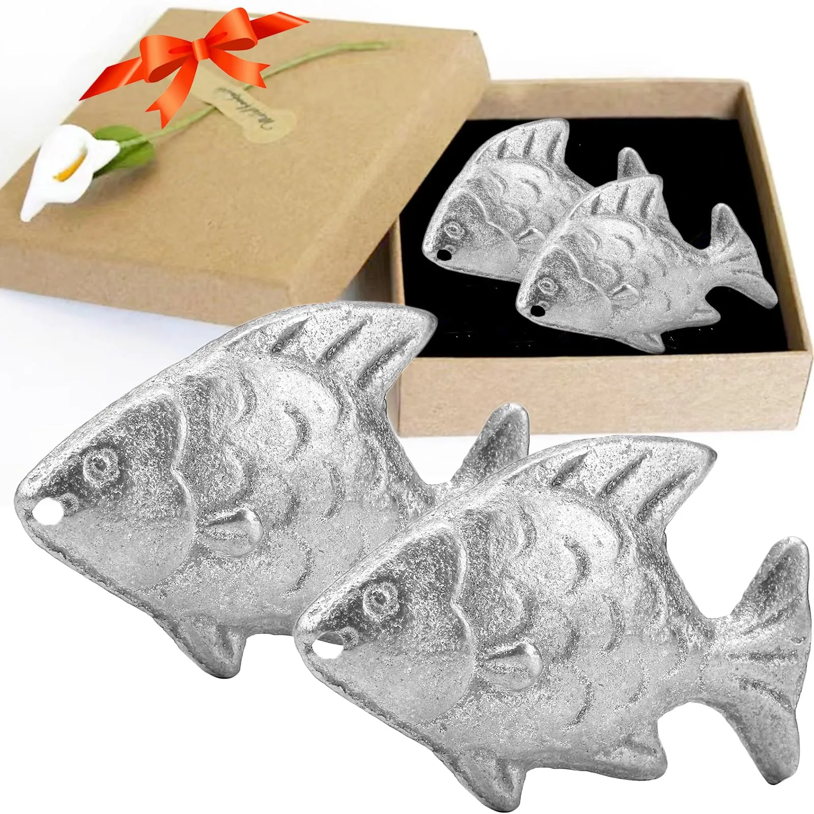 Godboat Iron Fish Cooking Tool to Add Original Iron Supplement to Food and Water, Iron Supplement Tool for Iron Deficiency Vegetarians, Pregnant Women and Children, Mothers Day Gifts