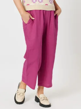 GORDON SMITH Wide Leg Pant - Magenta