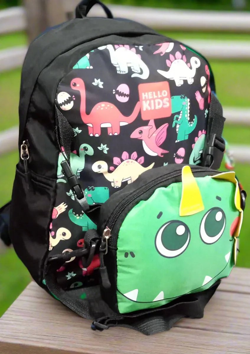 Hello Kids Dinosaur Theme School Bag