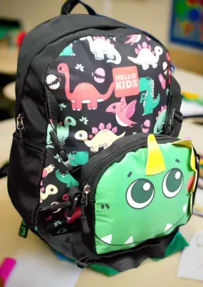 Hello Kids Dinosaur Theme School Bag