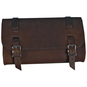 Hot Leathers TBC1011 Medium Distressed Brown Leather Tool Bag 10X6