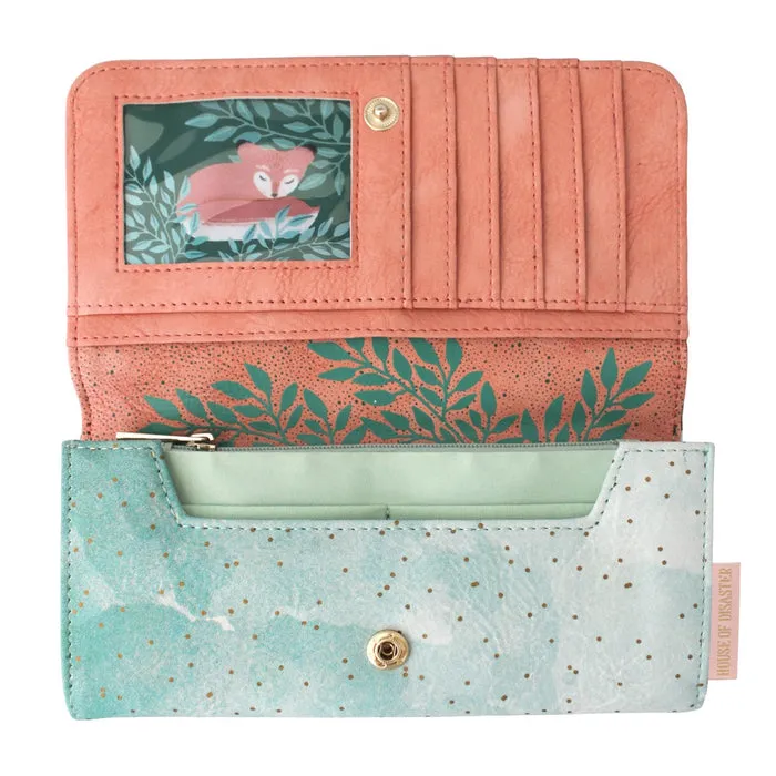 House Of Disaster Secret Garden Fox Wallet