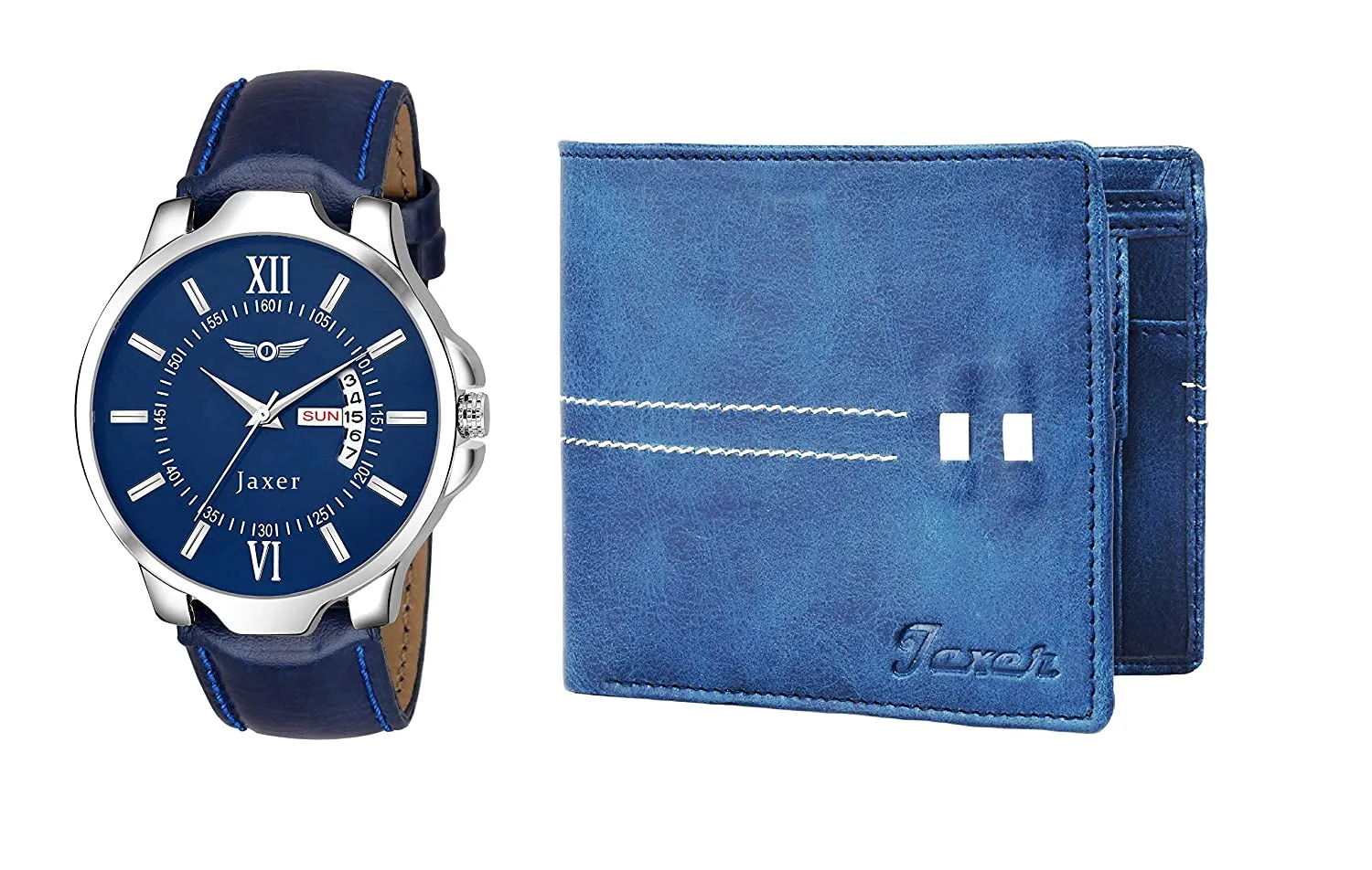 Jaxer Watch & Wallet Combo  (Blue) - JXWC2902