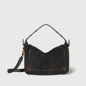 JEROME DREYFUSS SHOULDER BAG PEPITO M CR BLACK