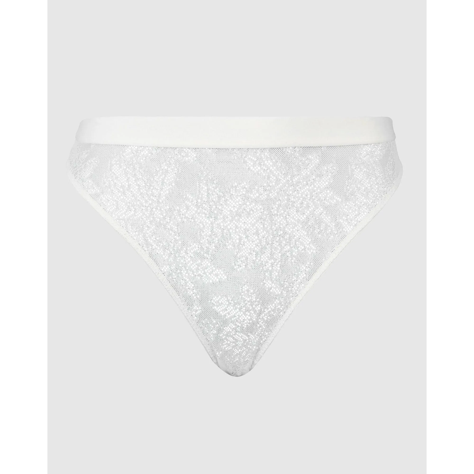 Joline High Leg Lace Front High Waist Brief