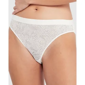 Joline High Leg Lace Front High Waist Brief