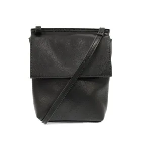 Joy Susan Aimee Front Flap Crossbody Black