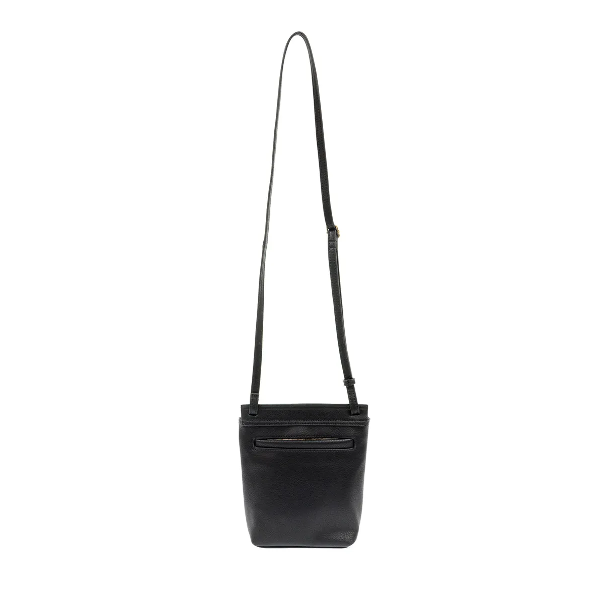 Joy Susan Aimee Front Flap Crossbody Black