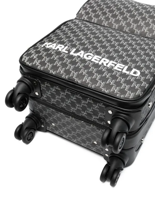 KARL LAGERFELD ALL-OVER LOGO-PRINT TROLLEY