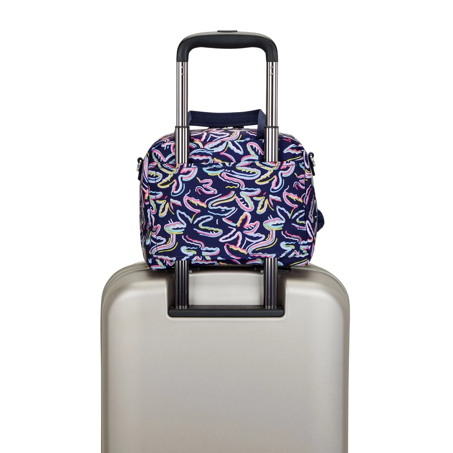 Kipling Miyo Palm Fiesta Print Large Lunch Bag with Trolley Sleeve C2I2989-3MC