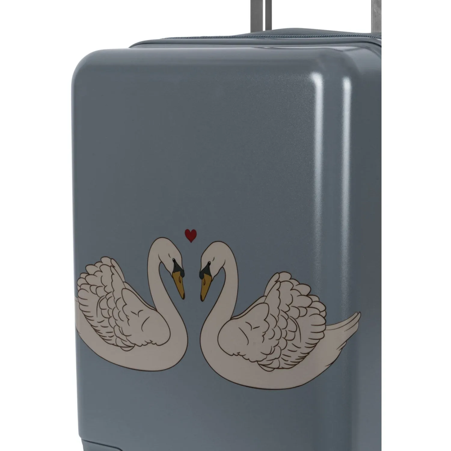 Konges Sløjd Swan Blue Travel Suitcase