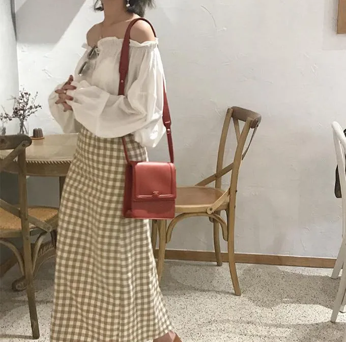 [Korean Style] Geko Flap Square Crossbody Bag