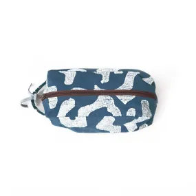 Kuba Blues Filled Indigo Travel Pouch