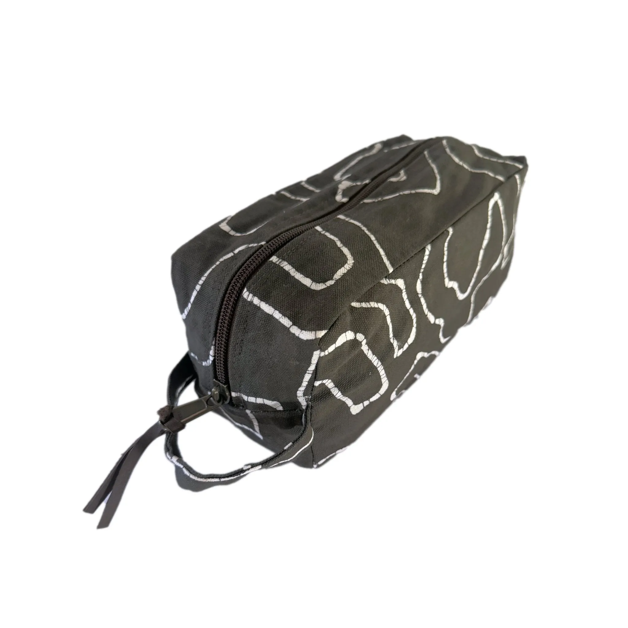 Kuba Original Charcoal Outline Travel Pouch