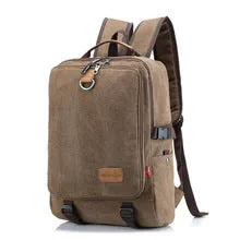 Large capacity retro travel backpack for boys