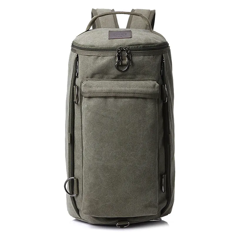 Large capacity retro travel backpack for boys