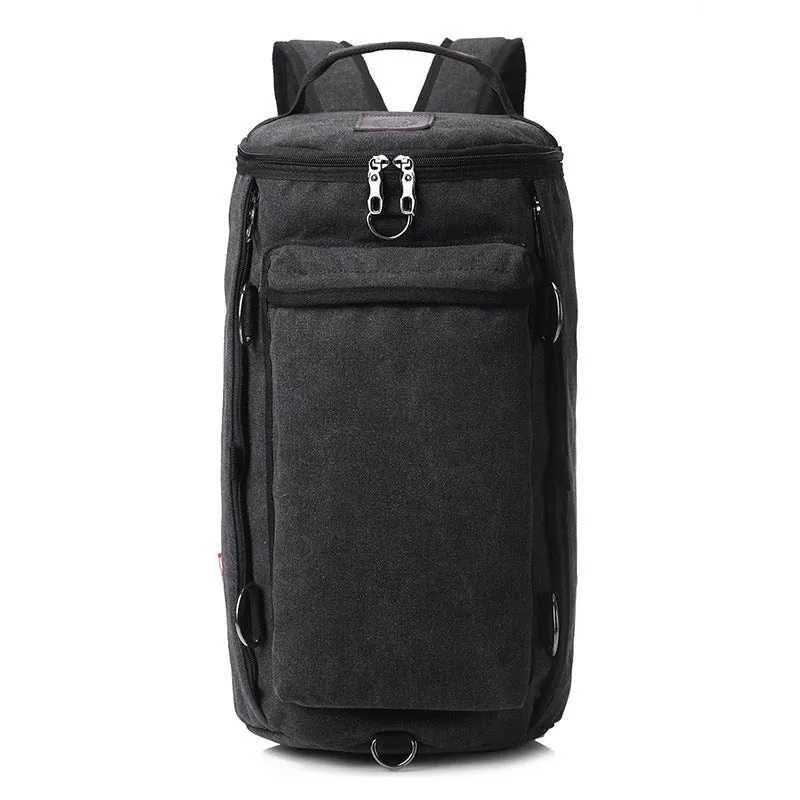 Large capacity retro travel backpack for boys