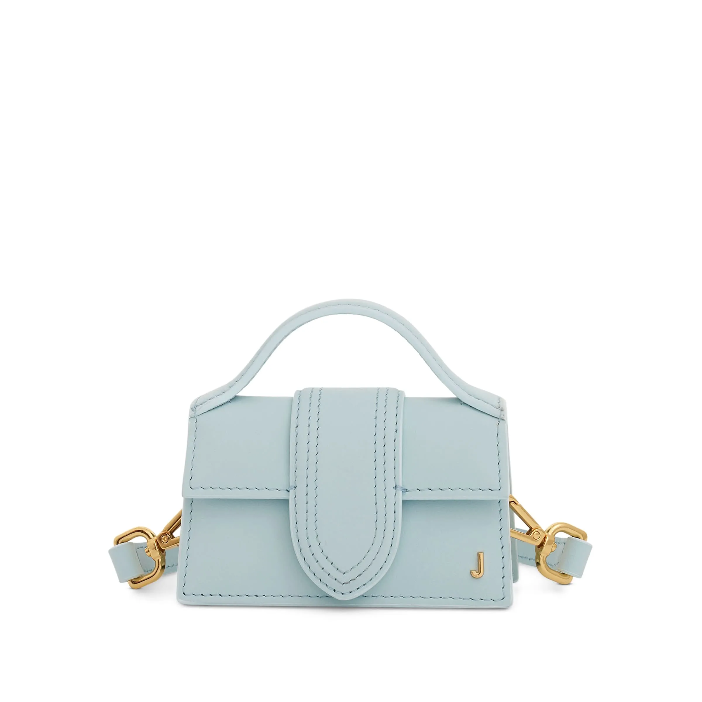 Le Petit Bambino Leather Bag in Pale Blue