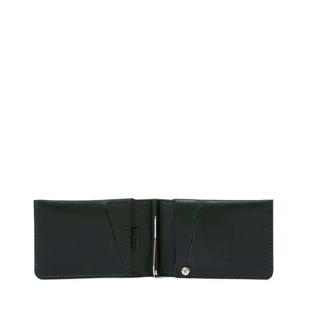 Leather AirTag Wallet with Money Clip - Sleek & Functional