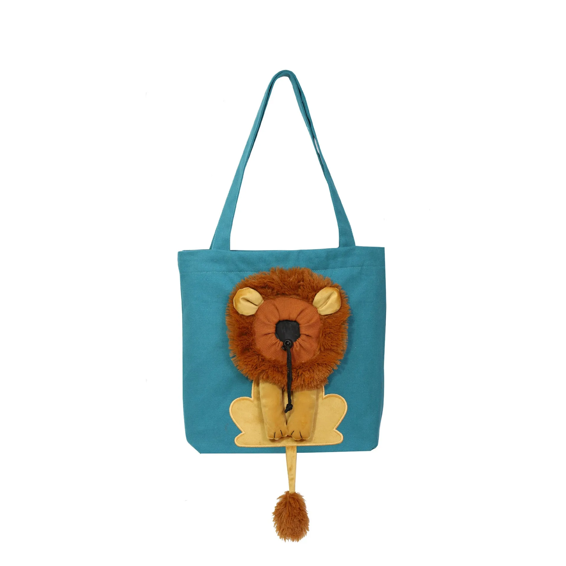 Lion Design Breathable Cat - Dog Carrier